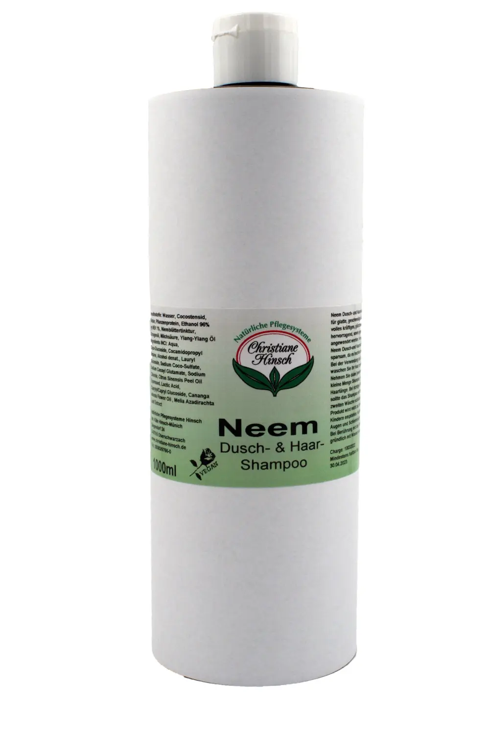 Natürliche Pflegesysteme Christiane Hinsch Neem Dusch & Haar Shampoo